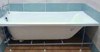 Установка акриловой ванны в Красном Сулине - Профессиональный монтаж от СантехДомКрл от 4084 рублей.